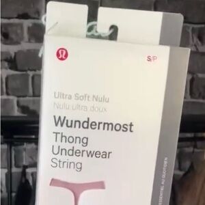 lululemon athletica Pink Wundermost Thong Underwear